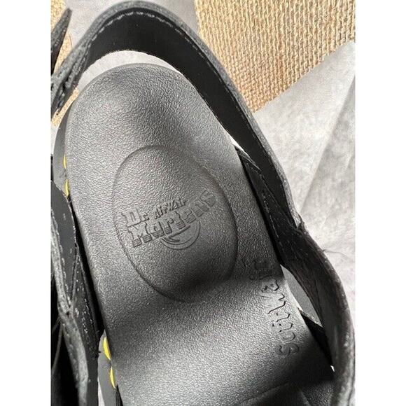 Dr. Martens Soloman Black Sandals Hydro Air Wair Bouncing Soles Size 6 - Picture 5 of 7